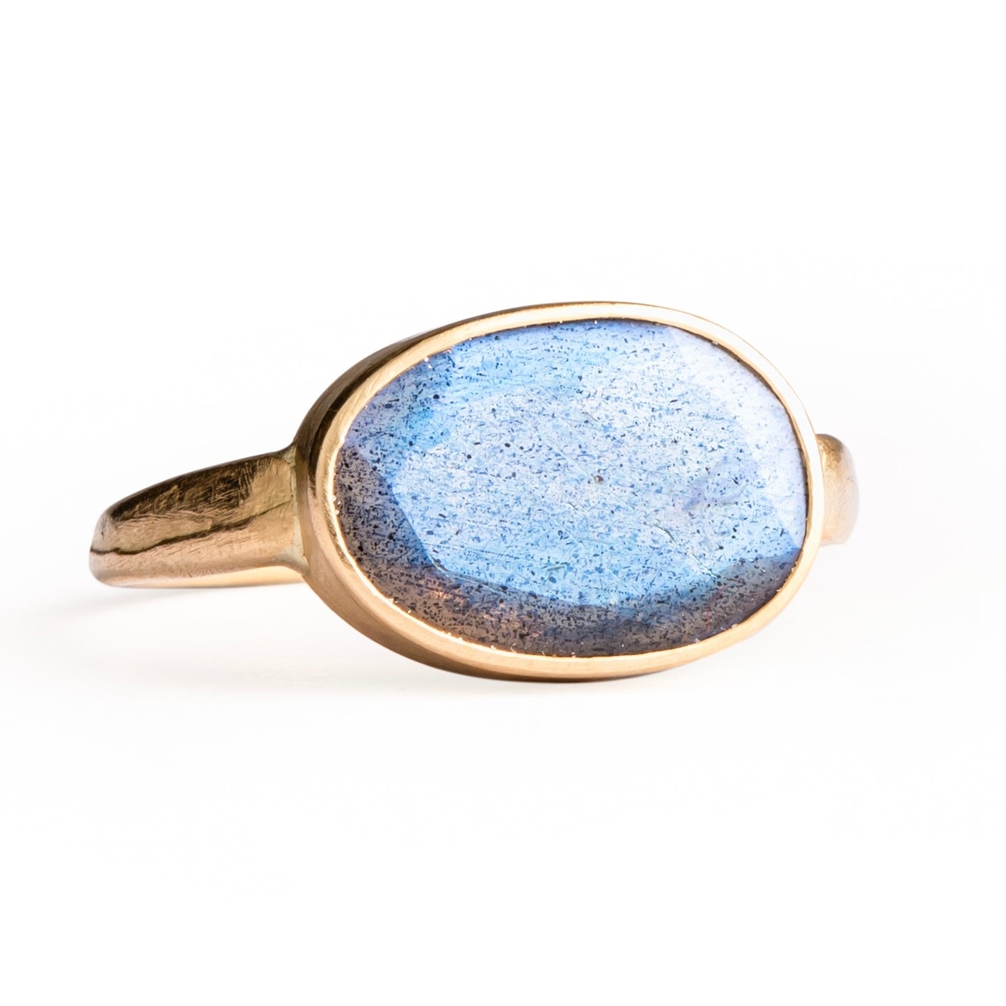 Medium Labradorite Protection Ring