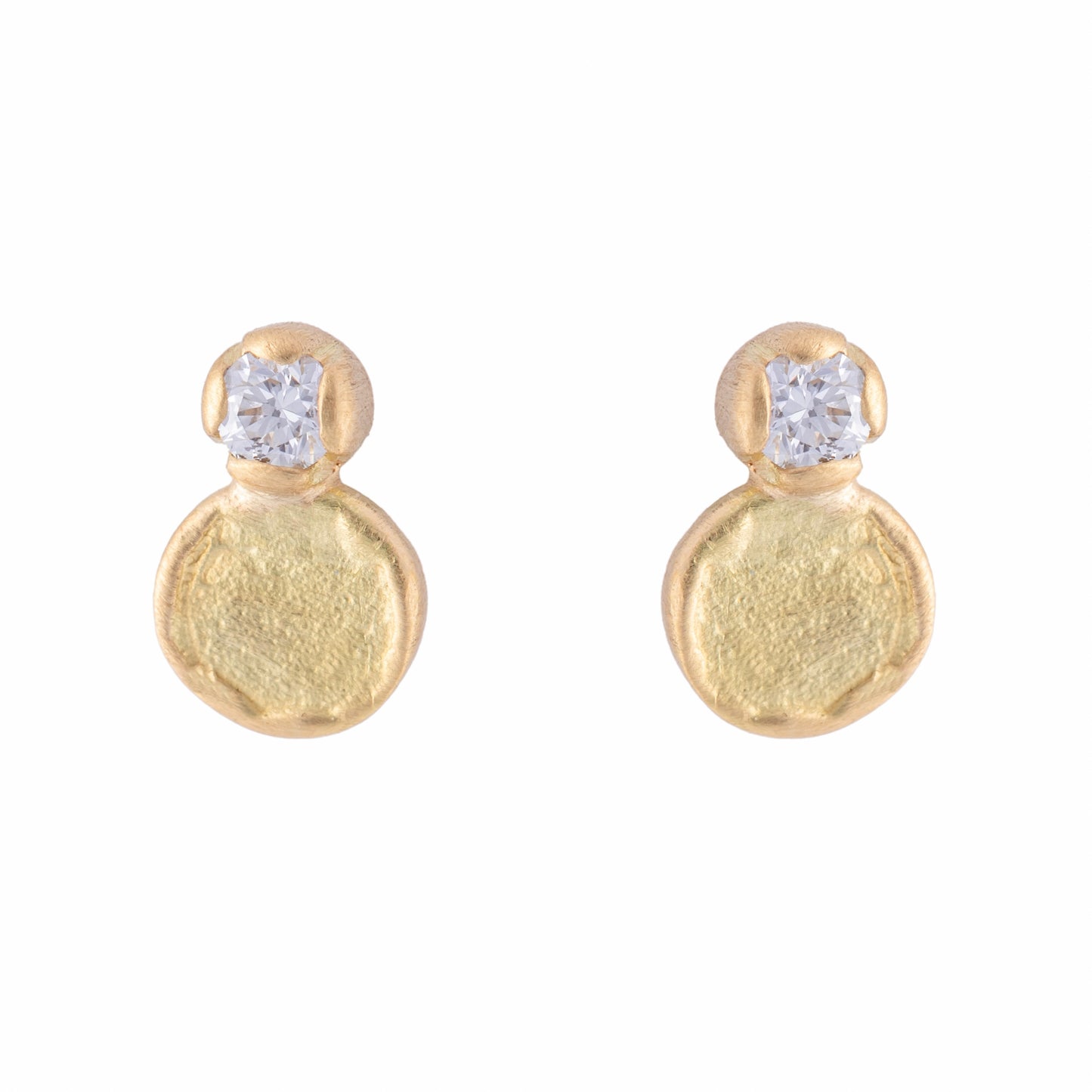 Esme Diamond Disc Studs