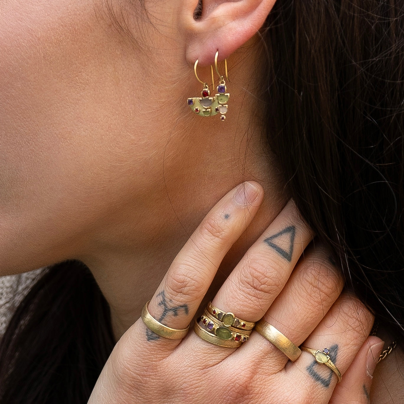 Azita droplet earrings